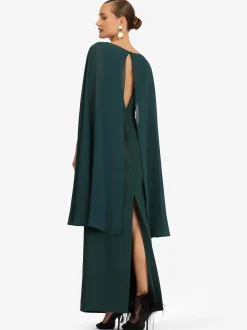 Kraimod Damen Abendkleid in grün - Ausschnitt: Rundhals