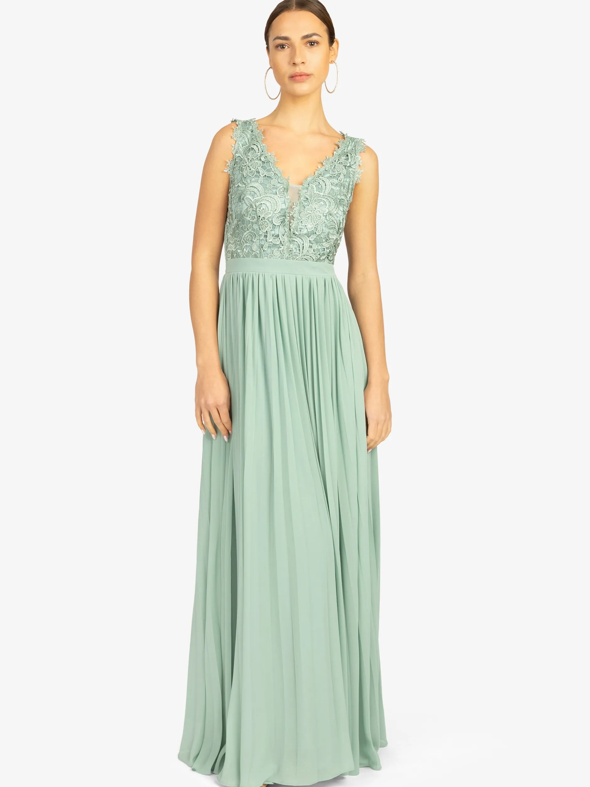 Kraimod Damen Abendkleid in grün - Länge: lang