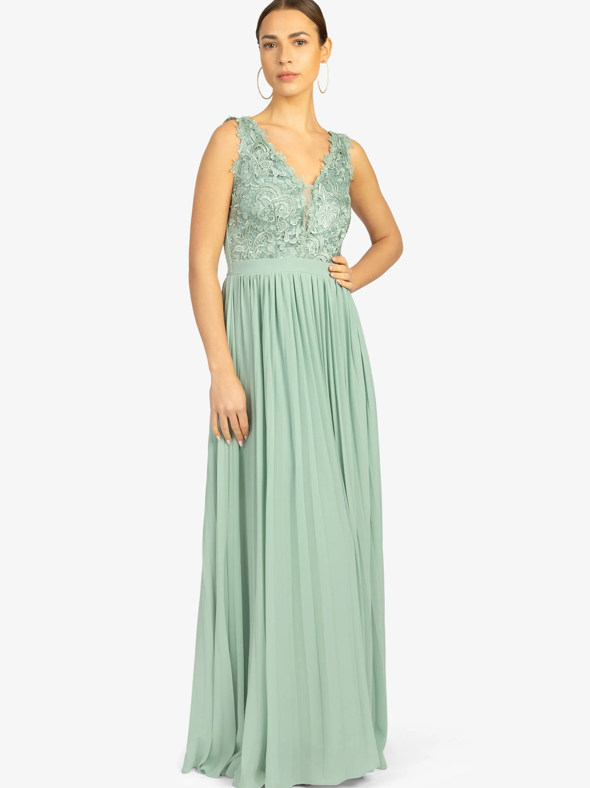 Kraimod Damen Abendkleid in grün - Länge: lang
