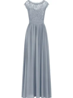 Kraimod Damen Abendkleid in hellblau - Länge: lang