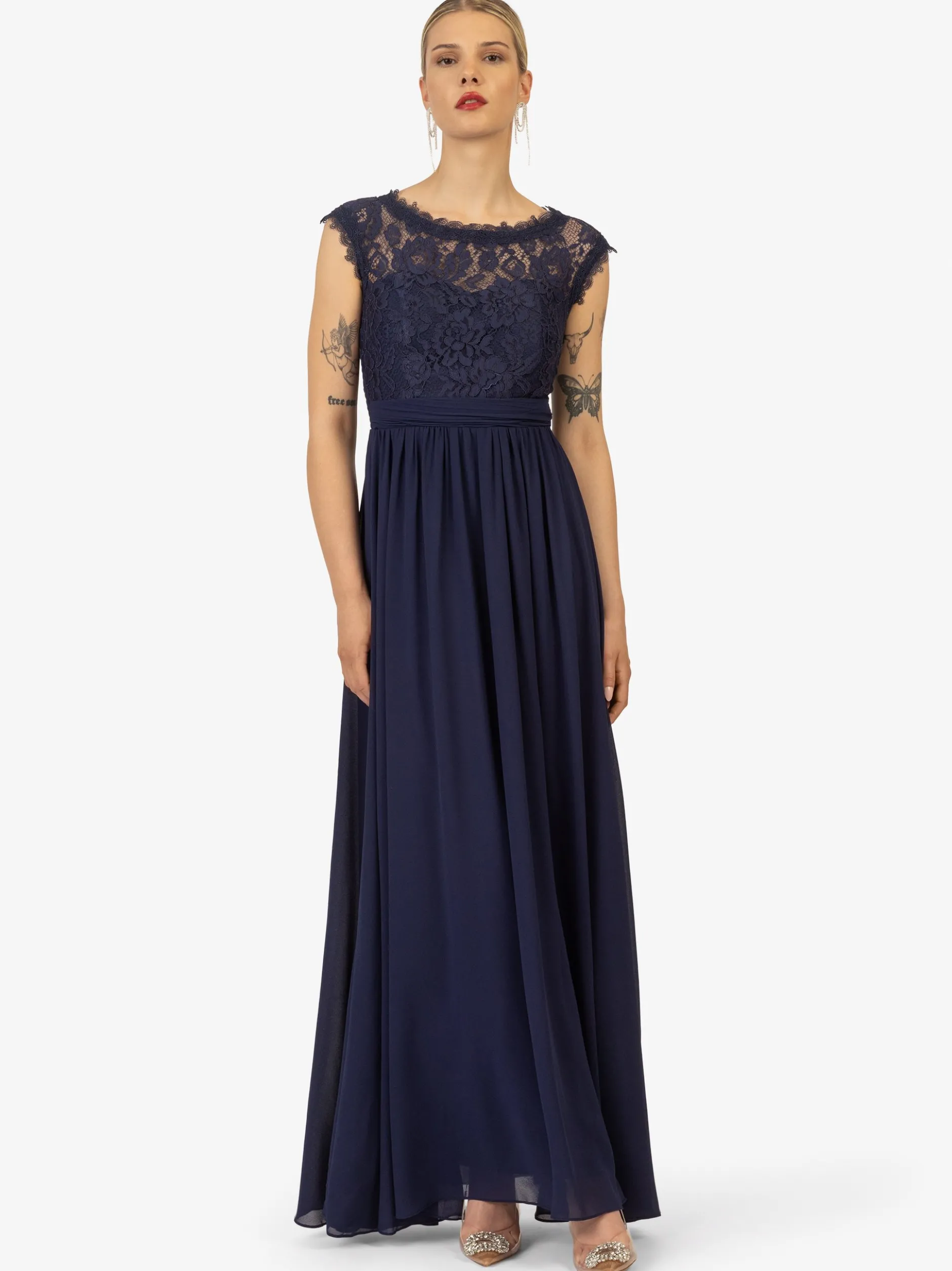Kraimod Damen Abendkleid in marine - Länge: lang