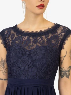 Kraimod Damen Abendkleid in marine - Länge: lang