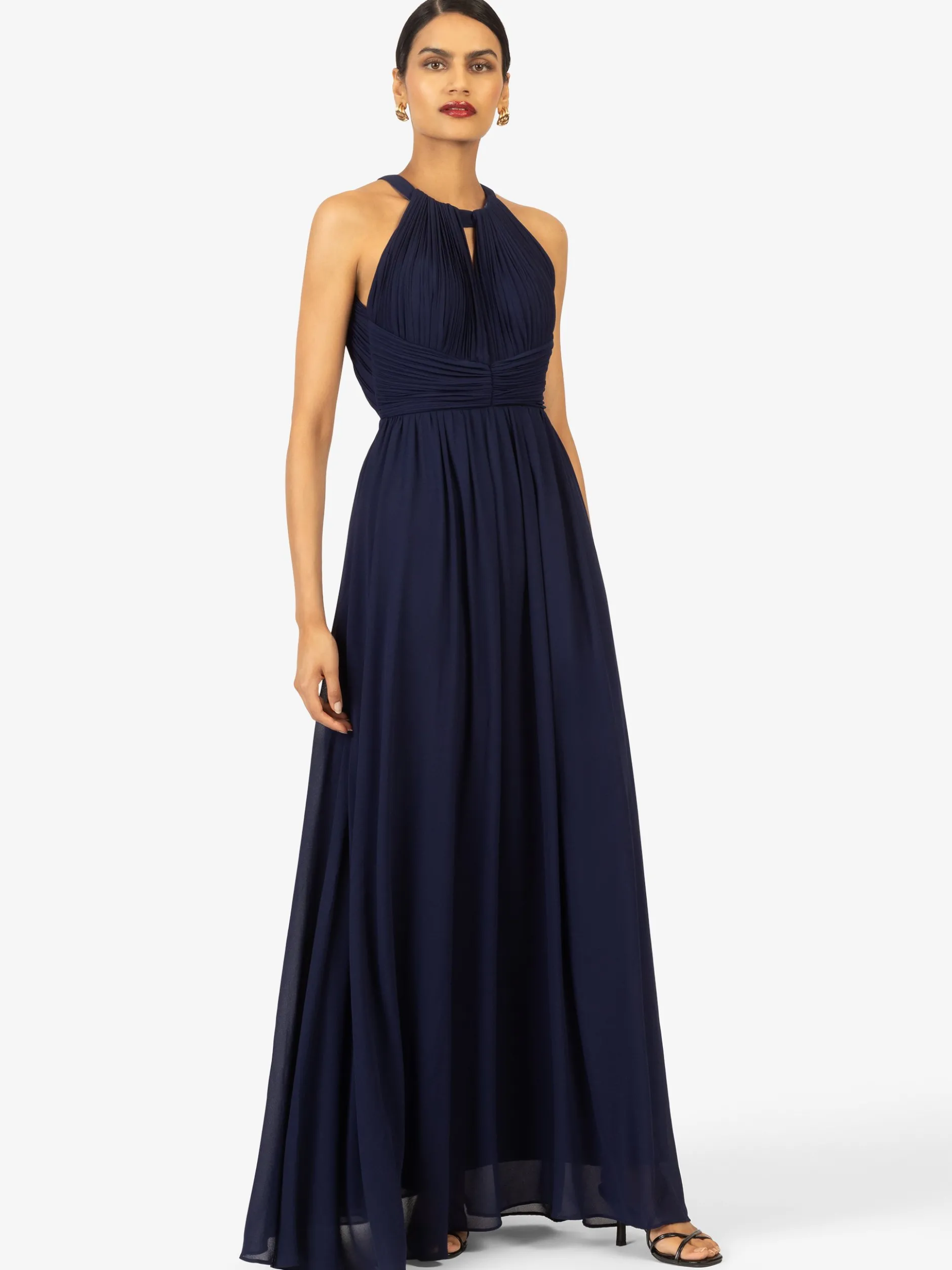 Kraimod Damen Abendkleid in marine - Länge: lang