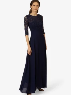 Kraimod Damen Abendkleid in marine - Länge: lang