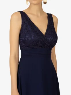 Kraimod Damen Abendkleid in marine - Länge: lang