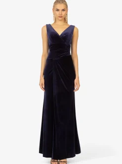 Kraimod Damen Abendkleid in marine - Länge: lang