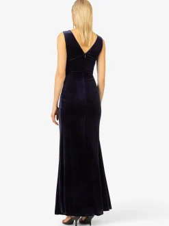 Kraimod Damen Abendkleid in marine - Länge: lang