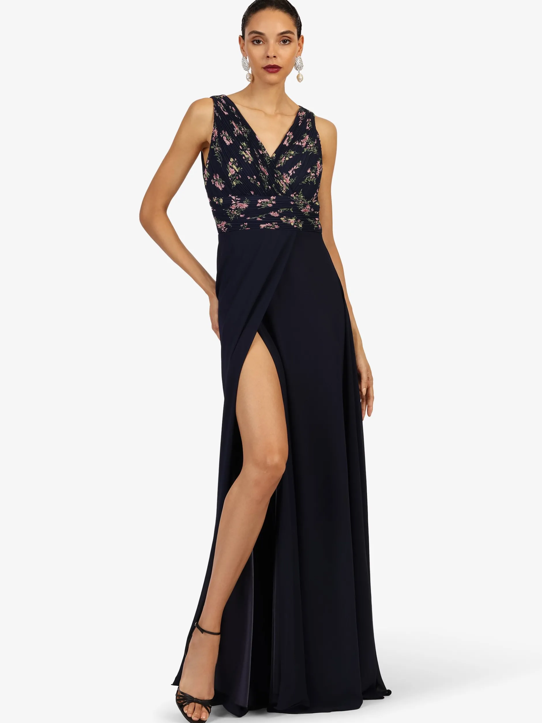 Kraimod Damen Abendkleid. in marine - Länge: lang
