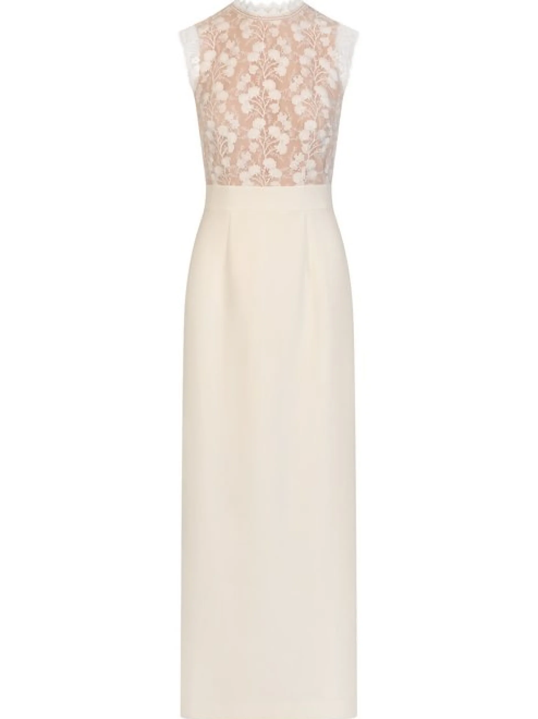 Kraimod Damen Abendkleid in nude - Ausschnitt: Rundhals