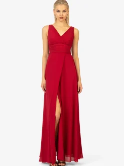 Kraimod Damen Abendkleid in rot - Länge: lang