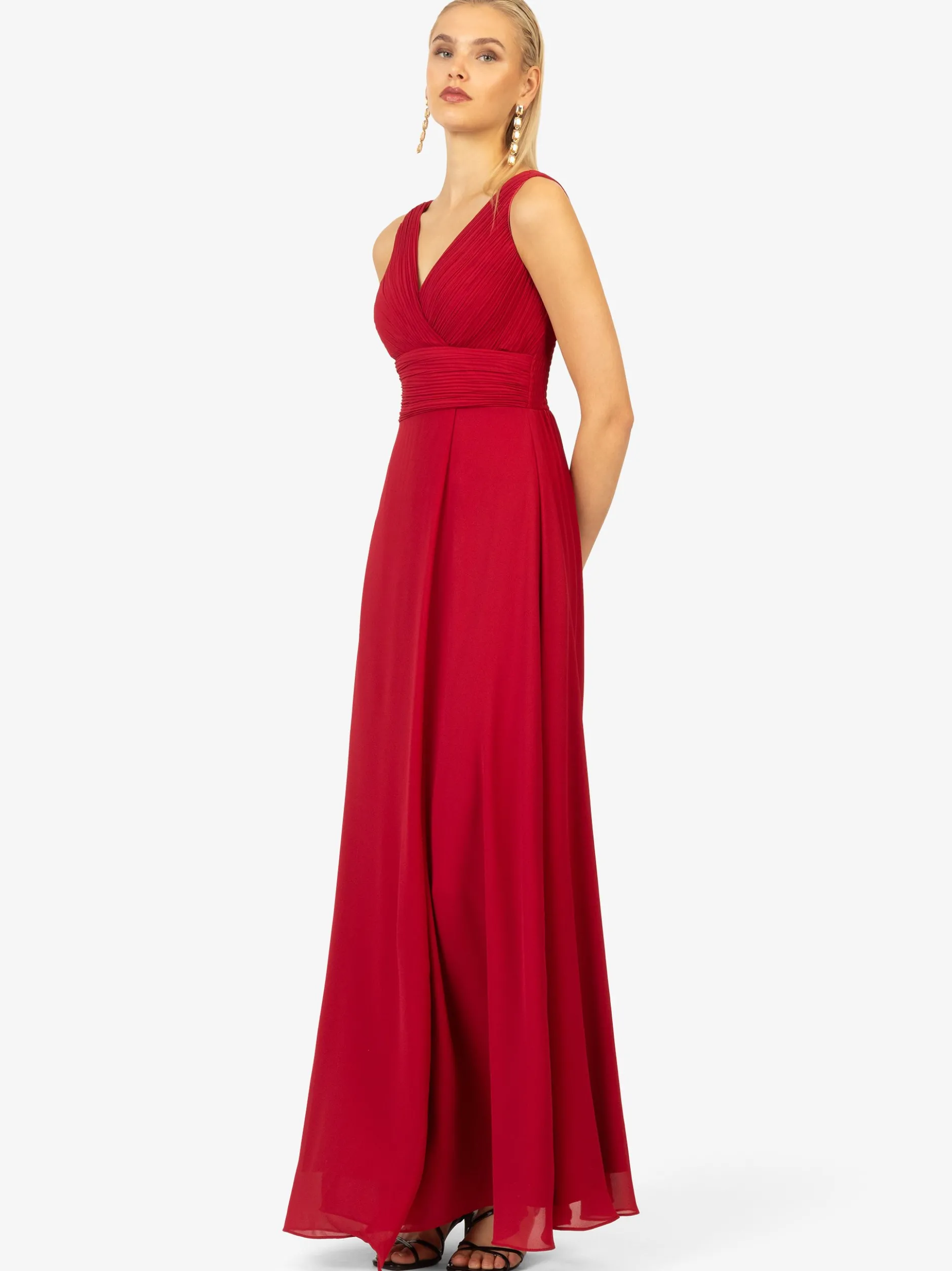 Kraimod Damen Abendkleid in rot - Länge: lang