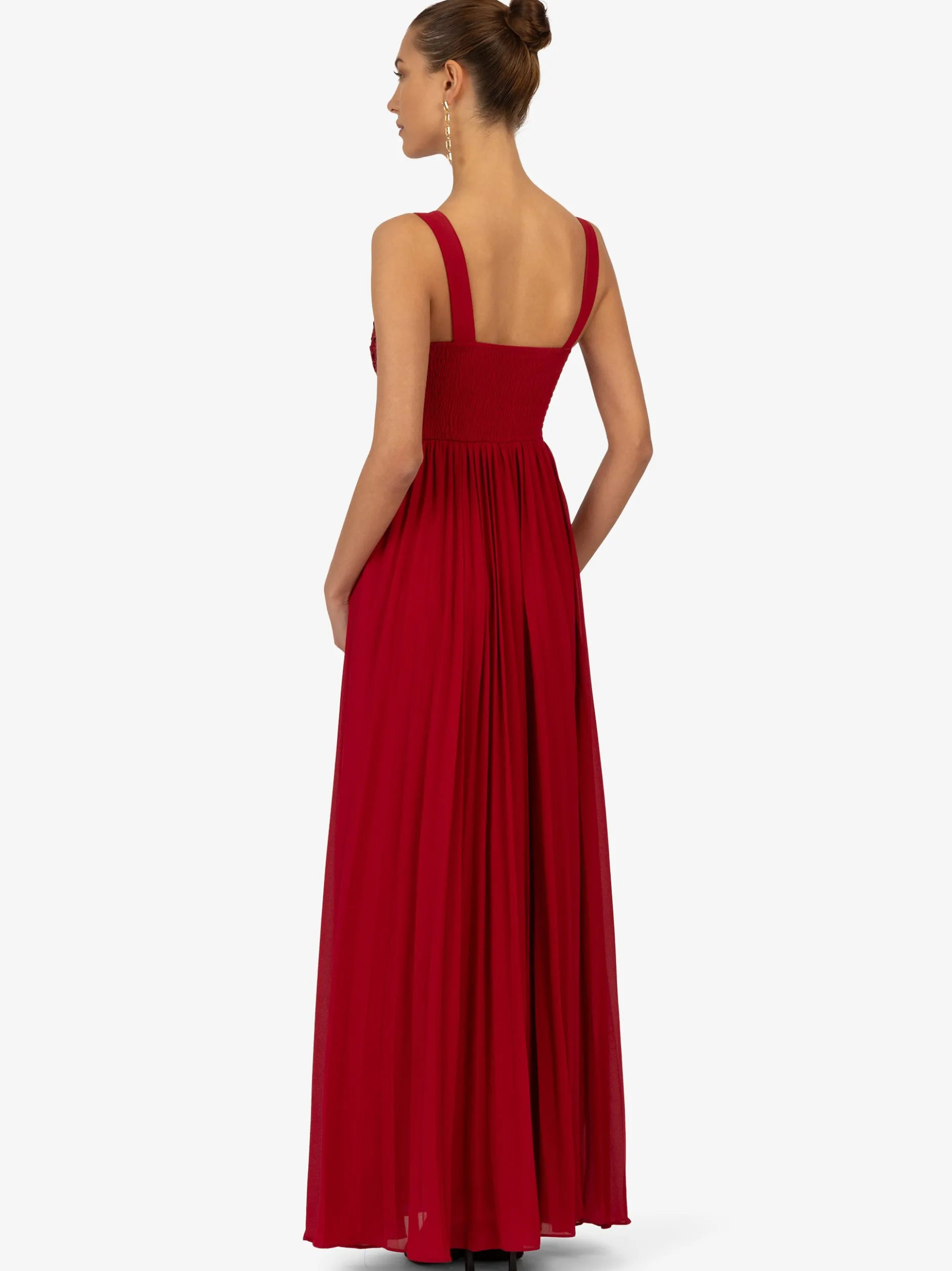 Kraimod Damen Abendkleid in rot - Länge: mittel