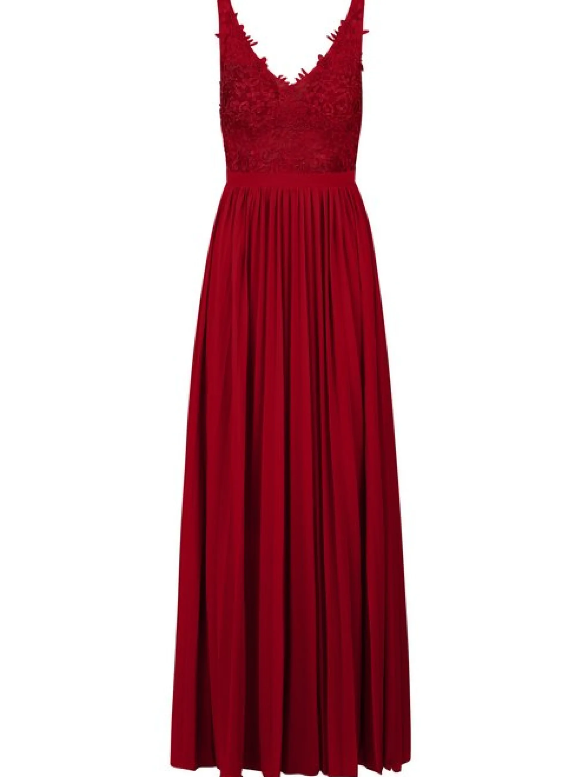 Kraimod Damen Abendkleid in rot - Länge: mittel