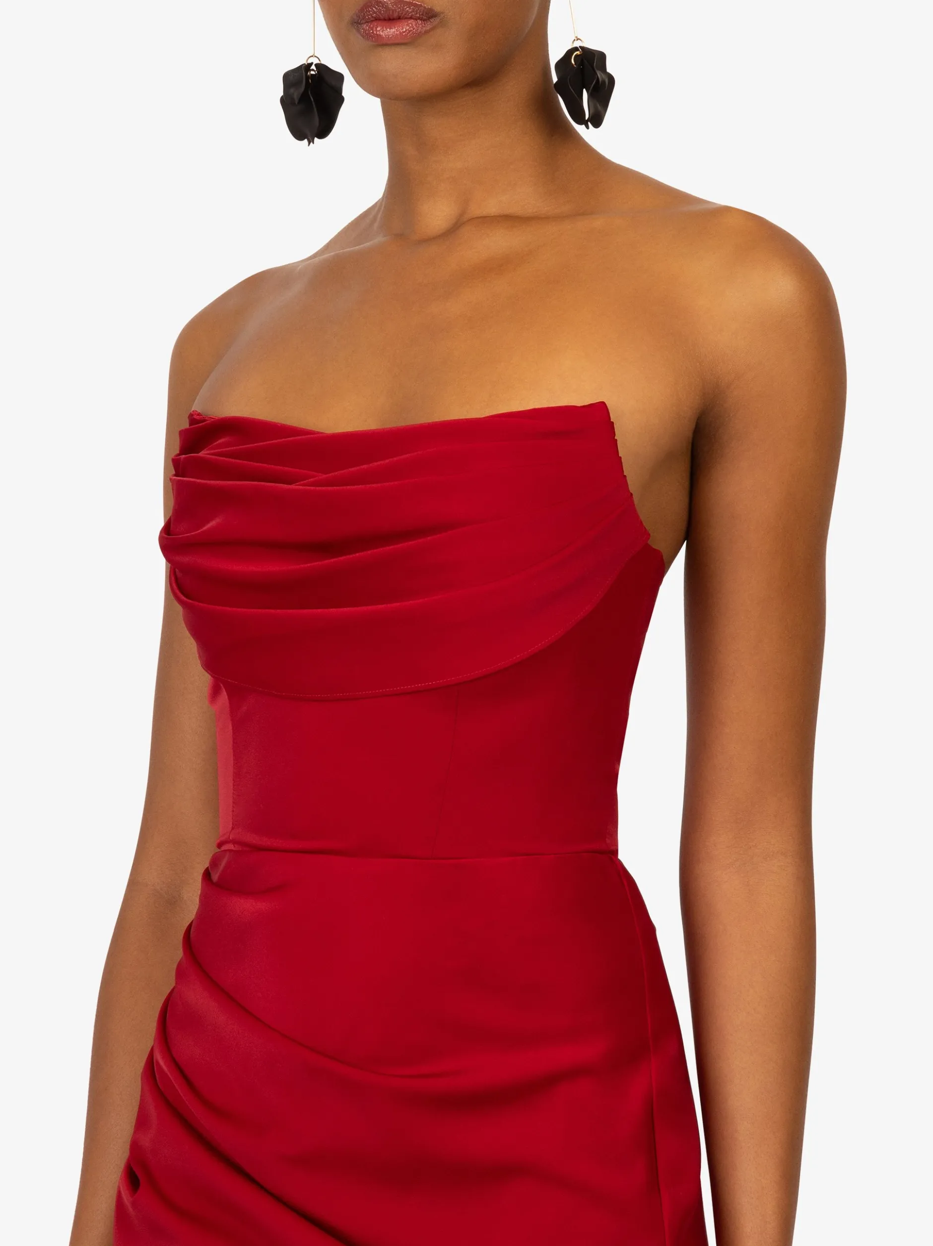 Kraimod Damen Abendkleid in rot - Länge: lang