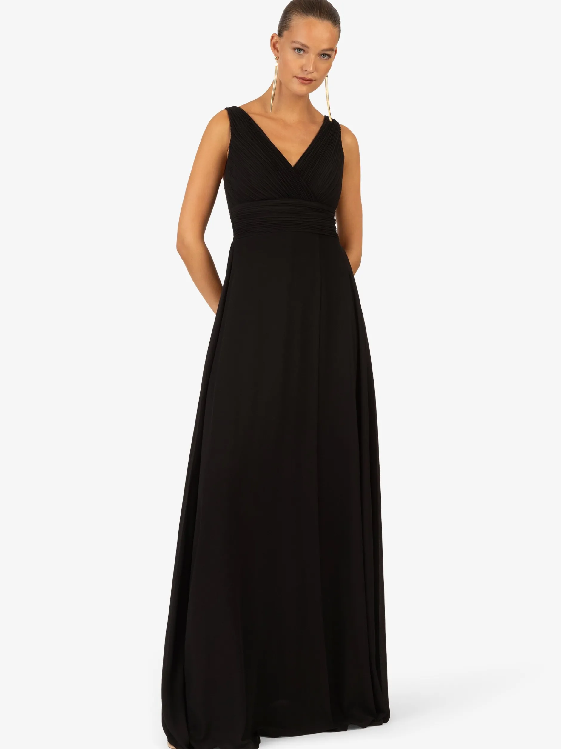 Kraimod Damen Abendkleid in schwarz - Länge: lang
