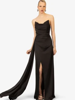 Kraimod Damen Abendkleid in schwarz - Länge: lang