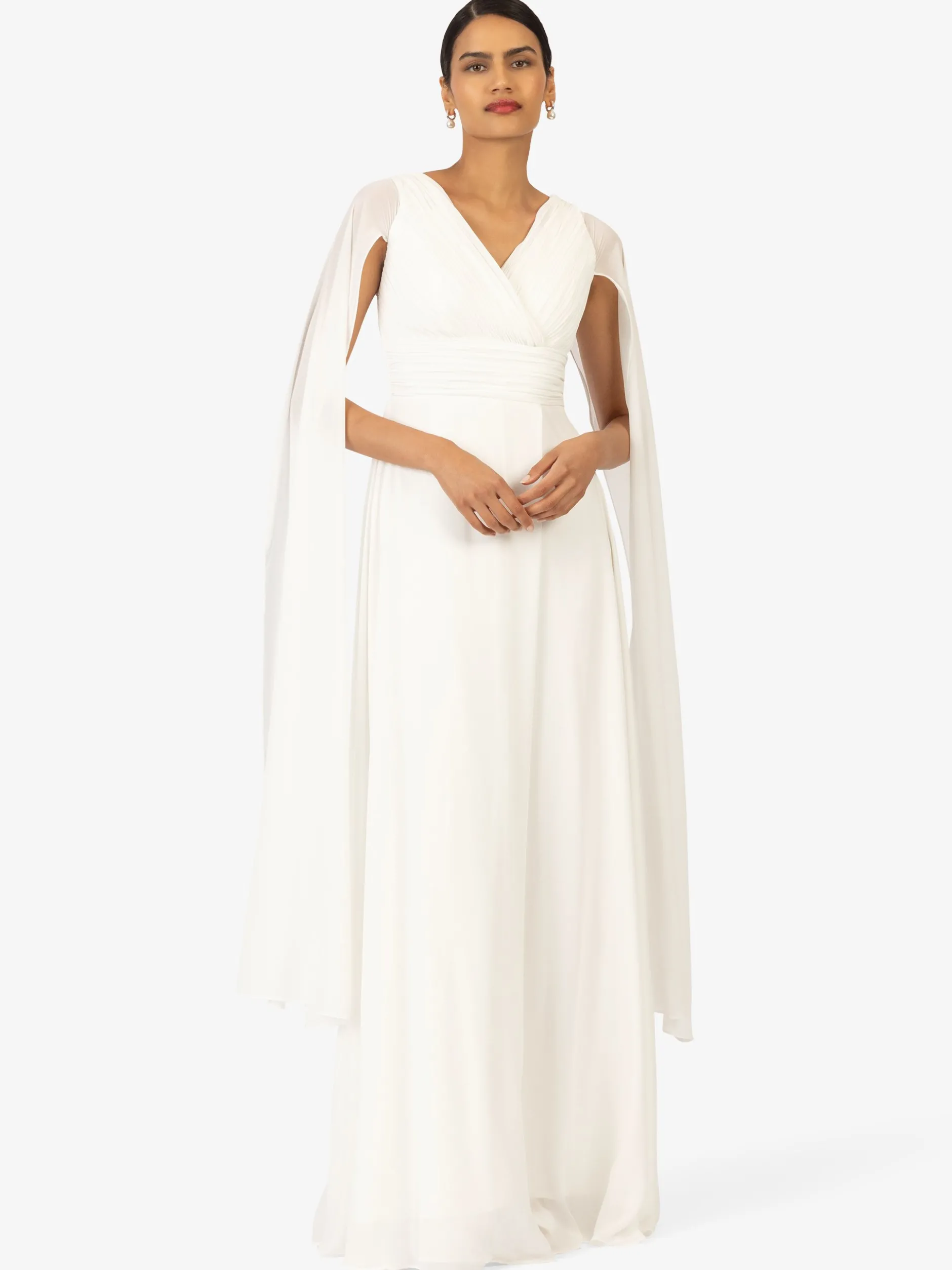 Kraimod Damen Abendkleid in weiß - Länge: lang
