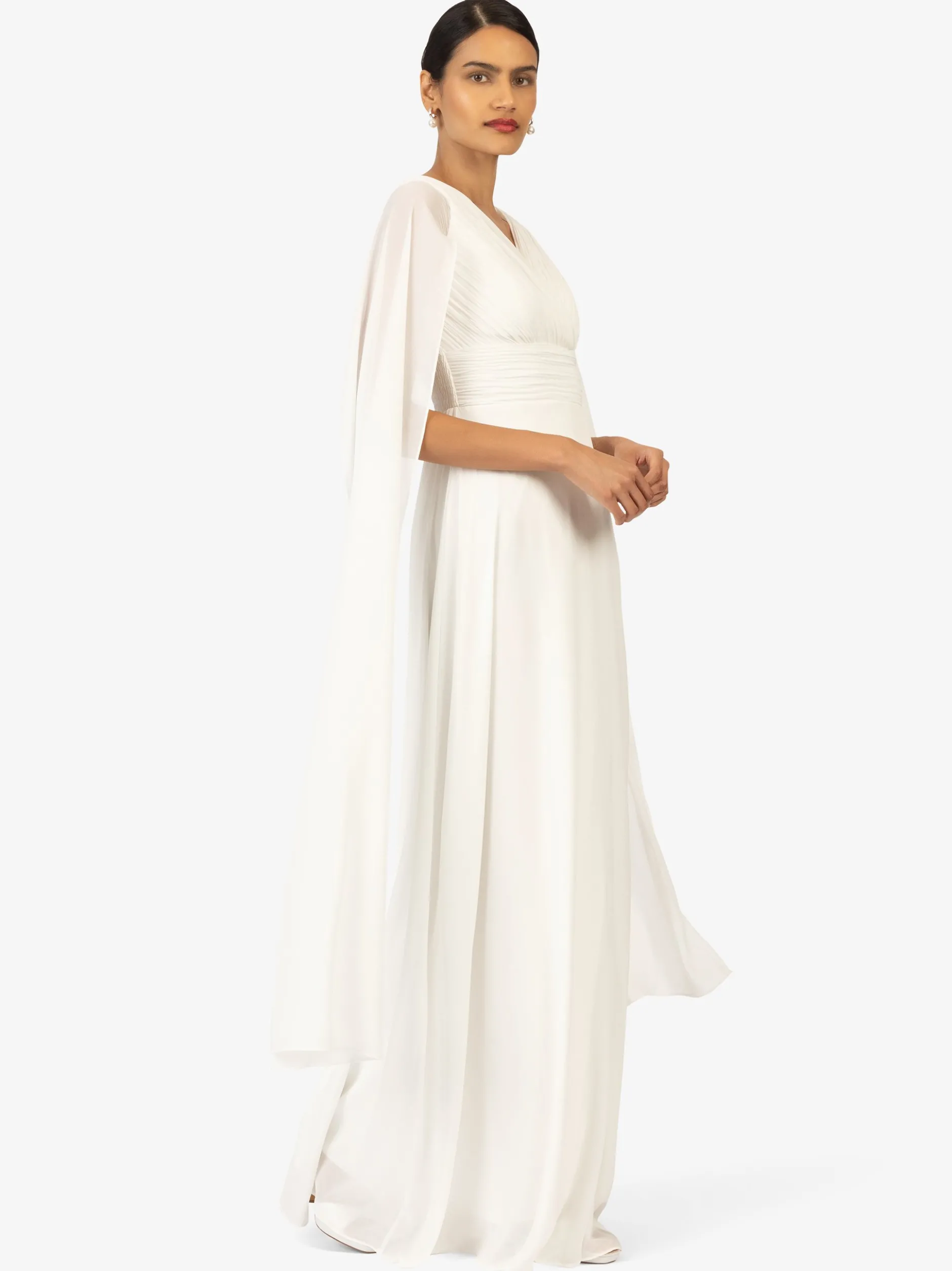 Kraimod Damen Abendkleid in weiß - Länge: lang