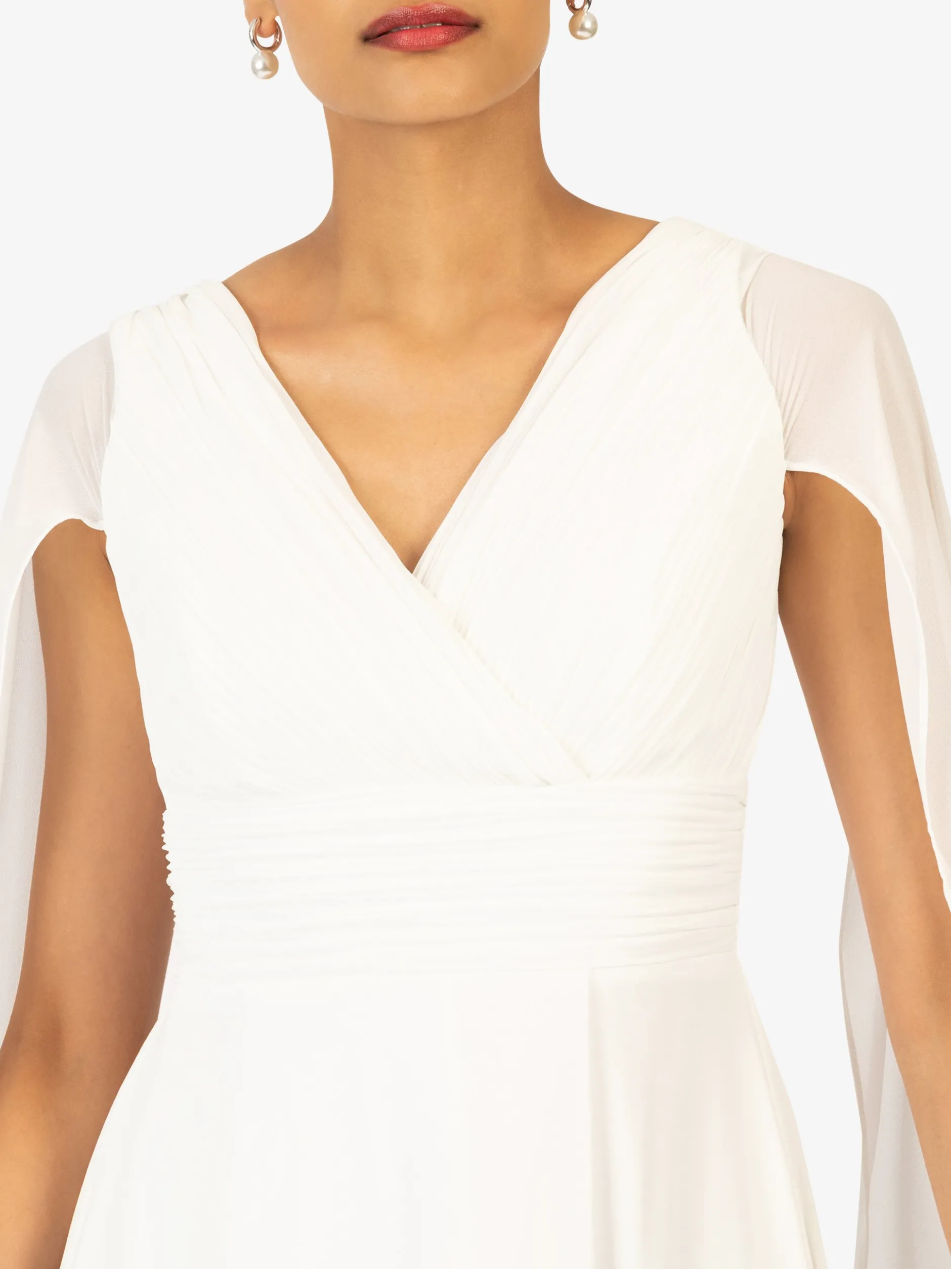Kraimod Damen Abendkleid in weiß - Länge: lang