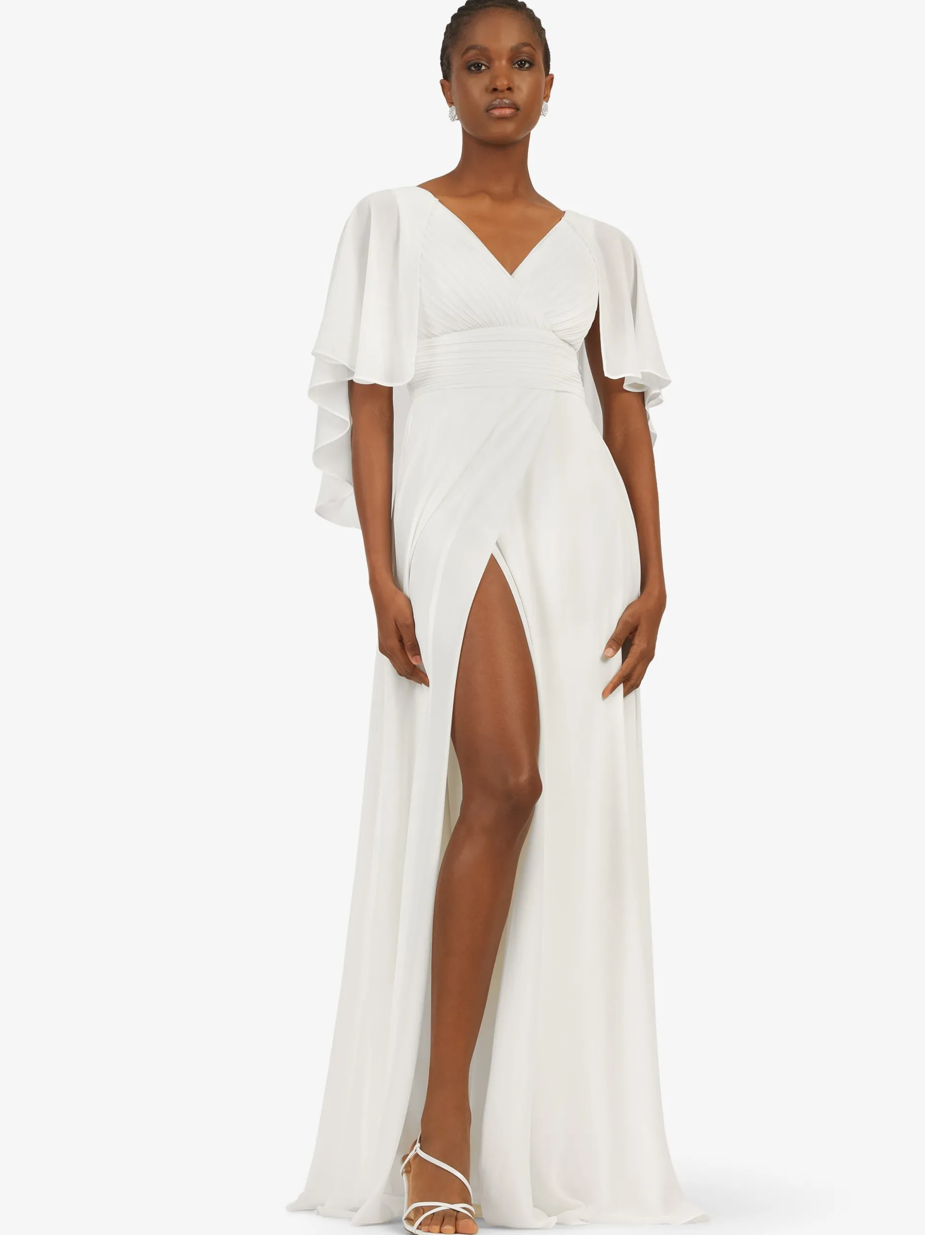 Kraimod Damen Abendkleid in weiß - Länge: lang