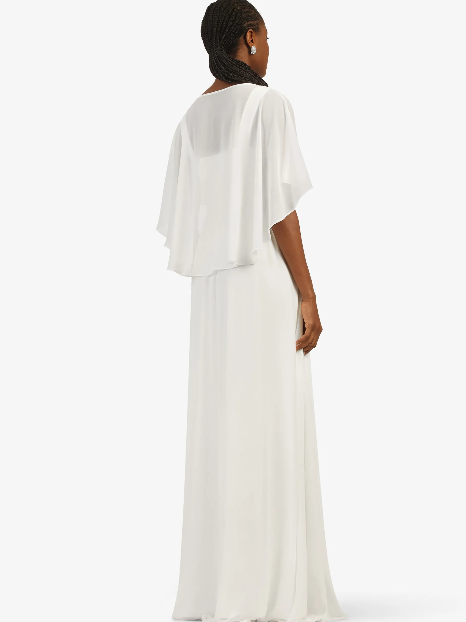 Kraimod Damen Abendkleid in weiß - Länge: lang