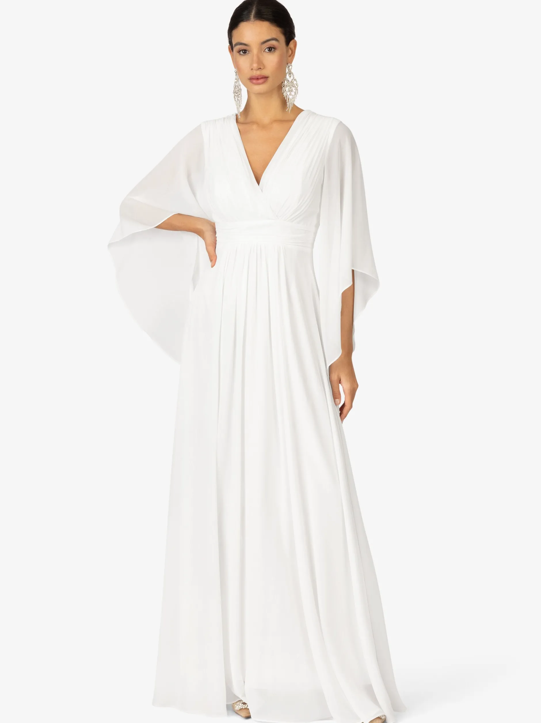 Kraimod Damen Abendkleid in weiß - Länge: lang