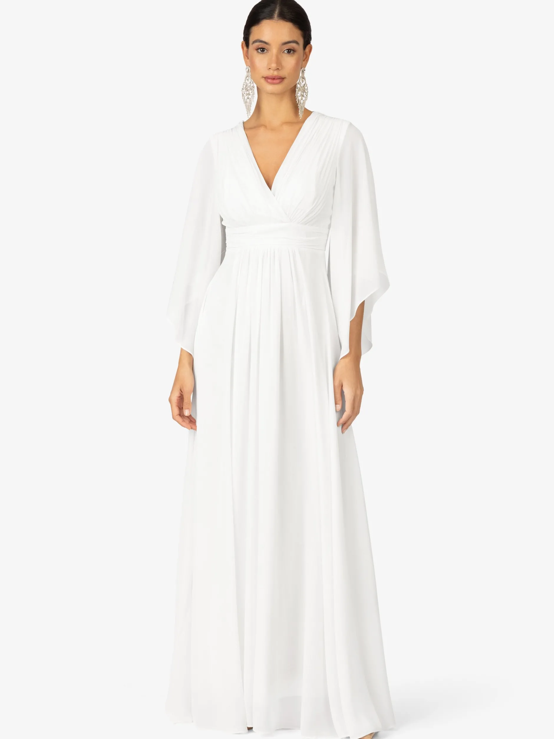 Kraimod Damen Abendkleid in weiß - Länge: lang
