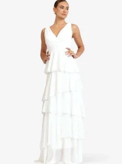 Kraimod Damen Abendkleid in weiß - Länge: lang