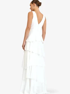 Kraimod Damen Abendkleid in weiß - Länge: lang
