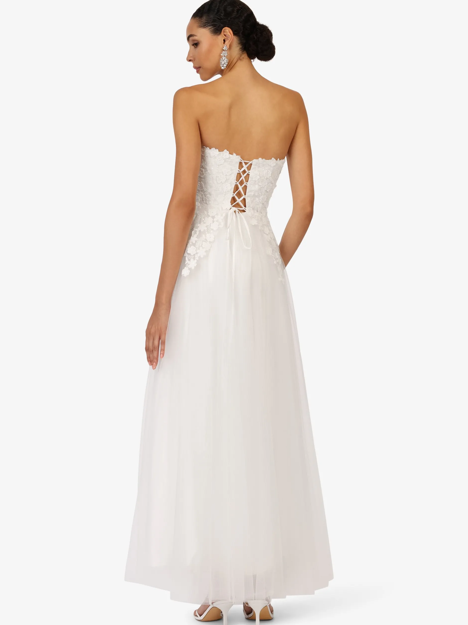 Kraimod Damen Abendkleid in weiß - Länge: lang