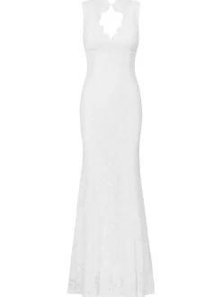 Kraimod Damen Abendkleid in weiß - Länge: lang
