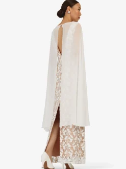 Kraimod Damen Abendkleid in weiß - Ausschnitt: Rundhals