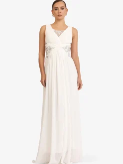 Kraimod Damen Abendkleid in weiß - Länge: lang