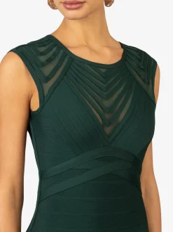 Kraimod Damen Bandage Kleid in grün - Länge: kurz