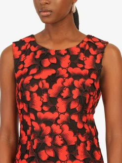 Kraimod Damen Cocktailkleid in rot schwarz
