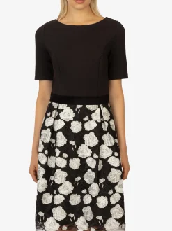 Kraimod Damen Cocktailkleid in schwarz - Länge: mittel