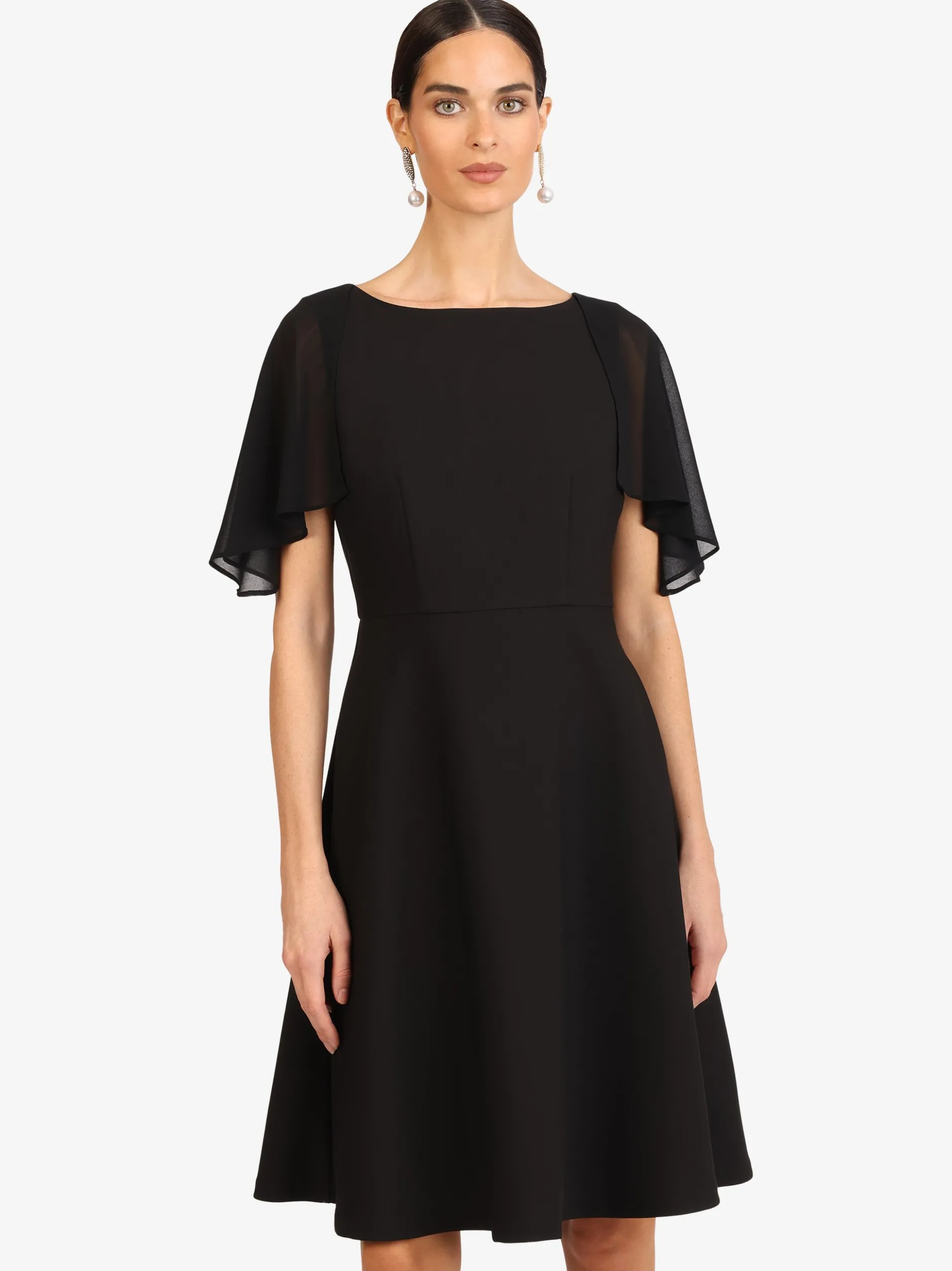 Kraimod Damen Cocktailkleid in schwarz - Länge: mittel