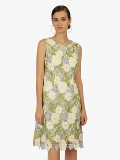 Kraimod Damen Cocktailkleid in grün mehrfarbig