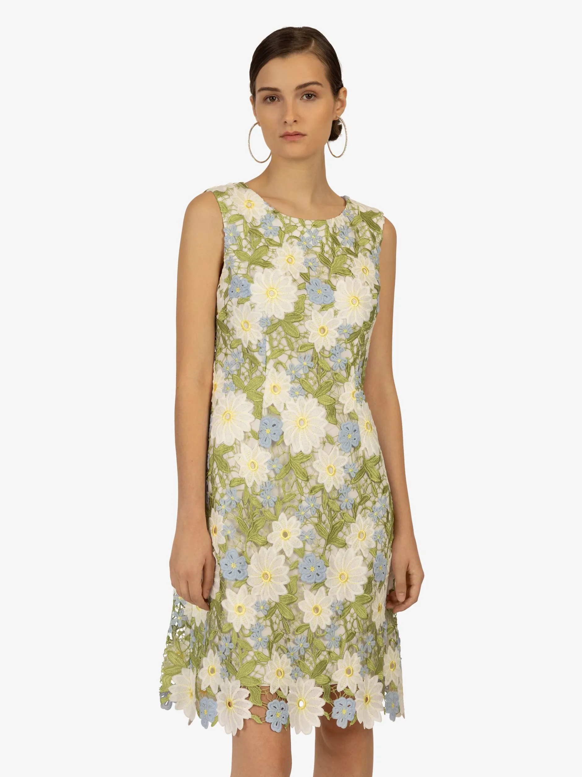 Kraimod Damen Cocktailkleid in grün mehrfarbig