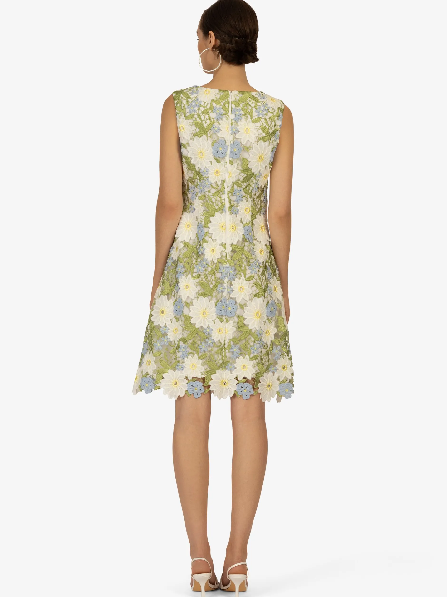 Kraimod Damen Cocktailkleid in grün mehrfarbig