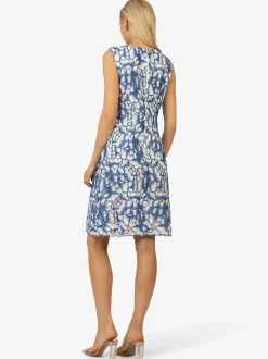 Kraimod Damen Cocktailkleid in blau - Ausschnitt: U-Boot