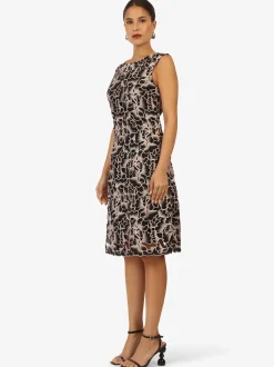 Kraimod Damen Cocktailkleid in schwarz pink