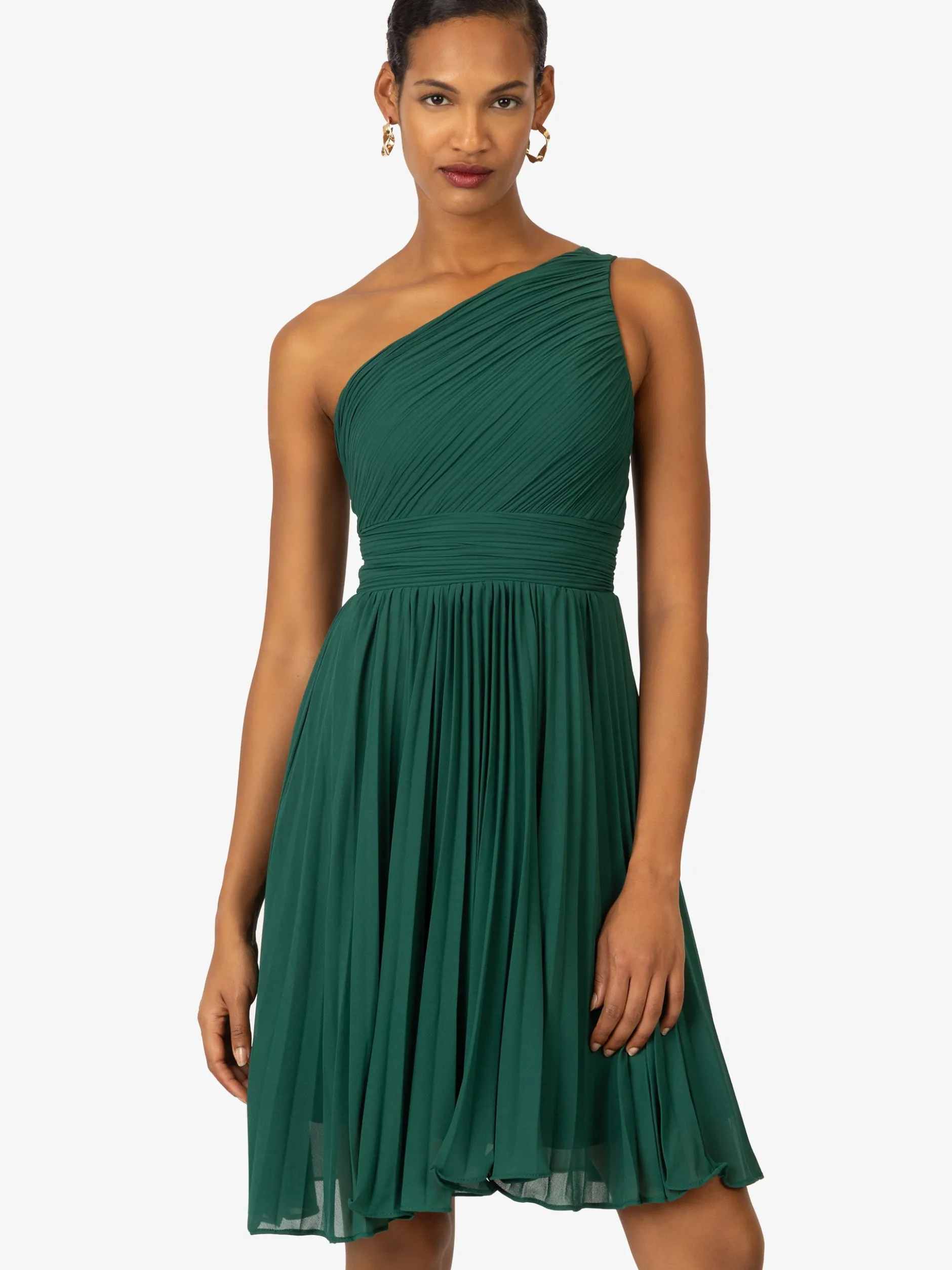 Kraimod Damen Cocktailkleid in grün - Länge: mittel