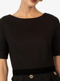 Kraimod Damen Cocktailkleid in schwarz - Länge: mittel