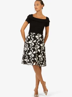 Kraimod Damen Cocktailkleid in schwarz weiß