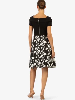 Kraimod Damen Cocktailkleid in schwarz weiß