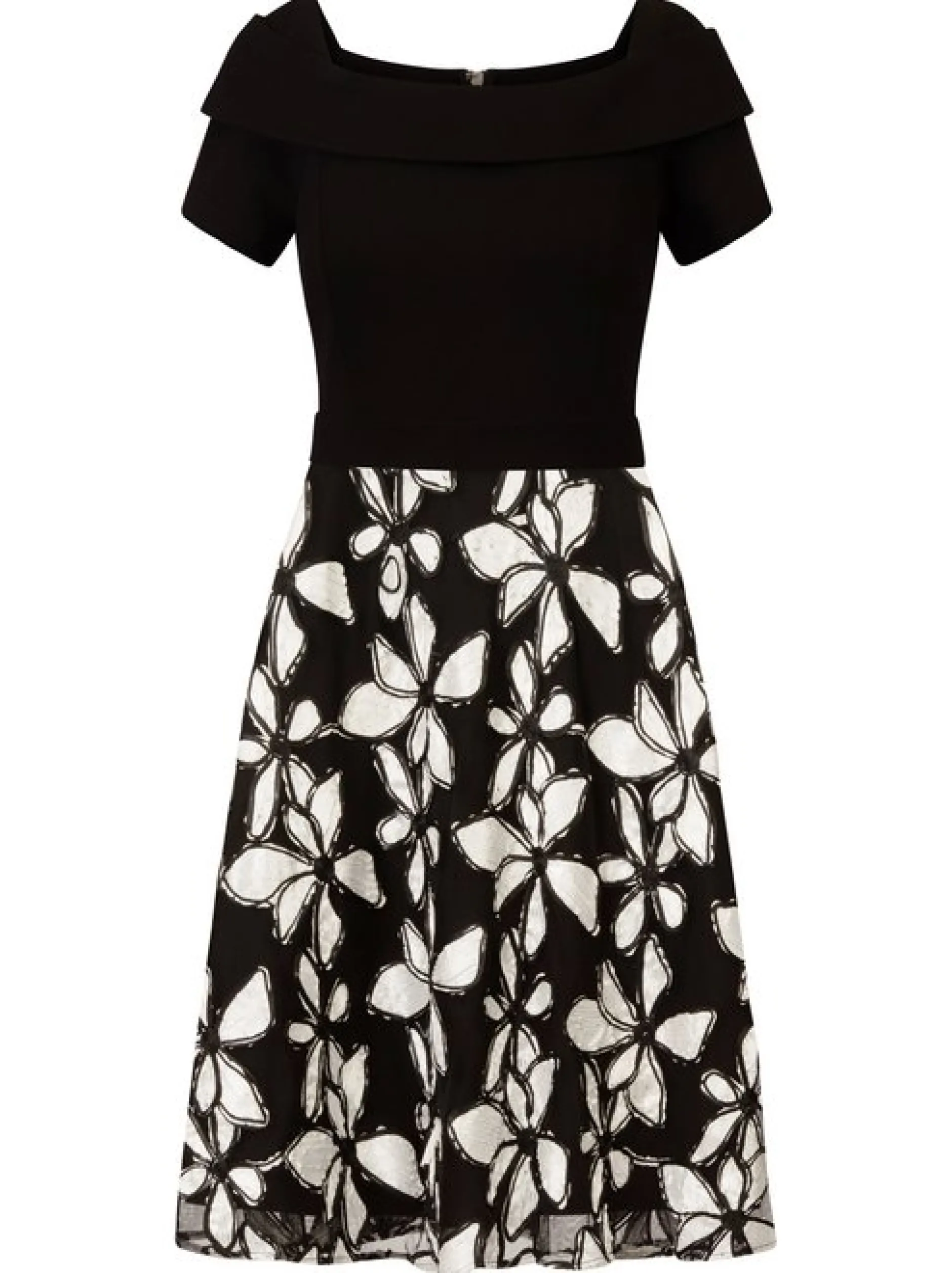 Kraimod Damen Cocktailkleid in schwarz weiß