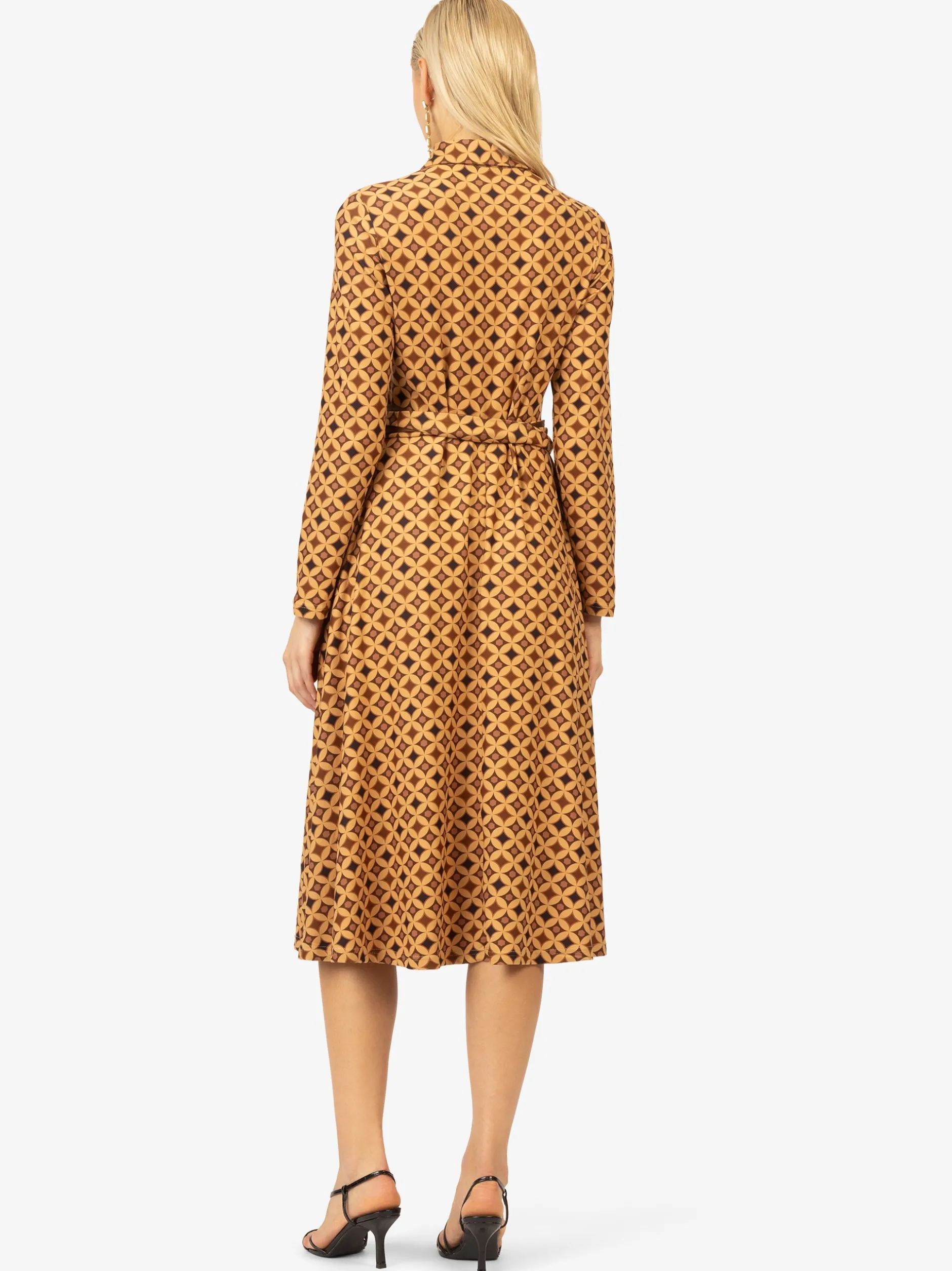 Kraimod Damen Hemdblusenkleid in braun beige