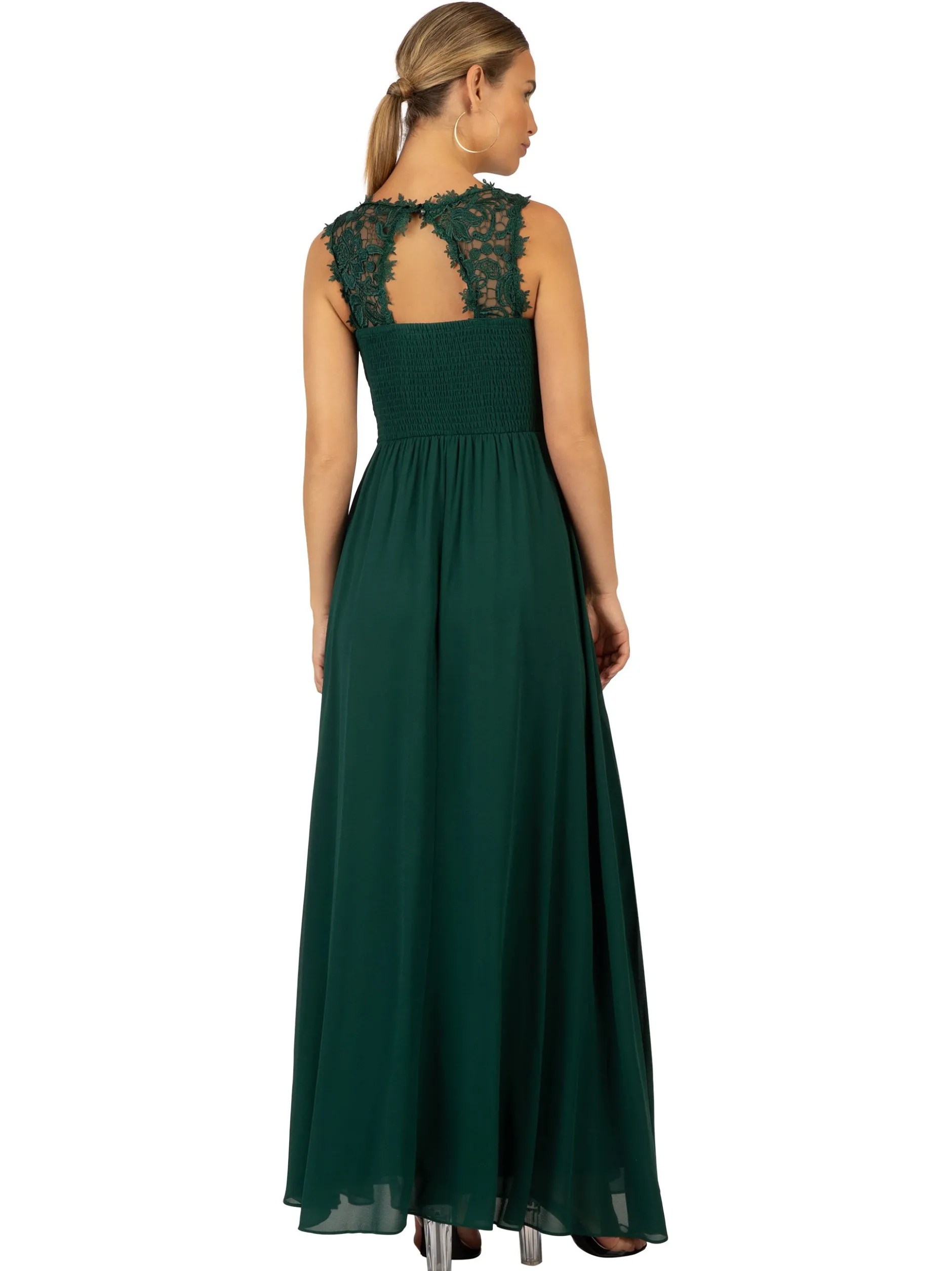 Kraimod Damen Kleid in smaragd - Länge: lang