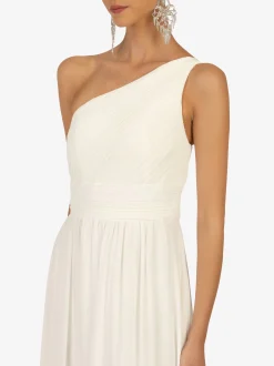 Kraimod Damen Kleid in weiß - Ausschnitt: Rundhals